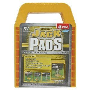 Stabilizer RV Jack Pads, 4/pack Yellow by Camco  