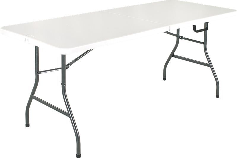 COSCO CENTER FOLDING 6 FOOT DINNING CAMPING WHITE TABLE  