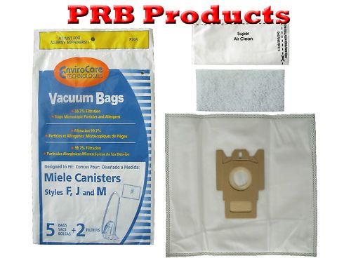 10 Miele FJM Allergen Canister 7291640 Vacuum Bags  