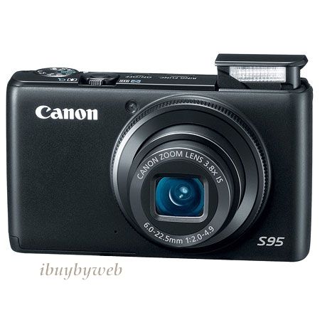 Canon 4343B001 Powershot S95 10 MP Digital Camera NEW  