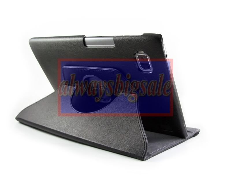 Case Stand 360 Degree Rotation PU Leather for Acer A500 C24  