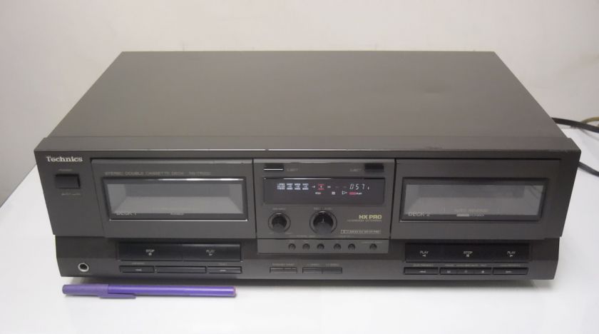 NOSTALGIA* Technics DOUBLE DECK RS TR232 with  Adpt  