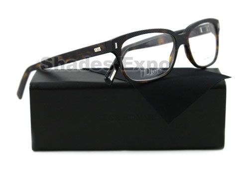 NEW CHRISTIAN DIOR EYEGLASS CD BLACK TIE 114 HAVANA 086  