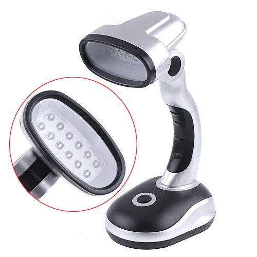 New Battery Powered Cordless 12 LED Emergency Desk Lamp  