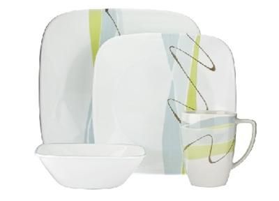 16 pc CORELLE PRO HARMONY DINNERWARE SET *30% THICKER  