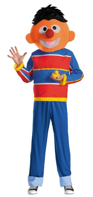   STREET RETRO ERNIE Mens Mascot Character Halloween Fun Costume  