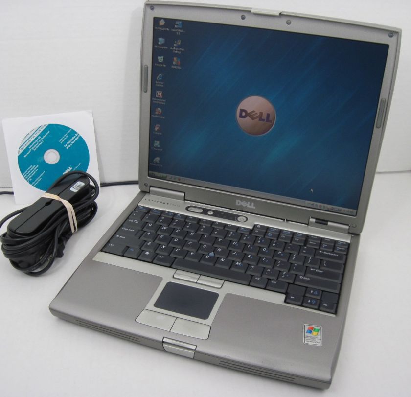 DELL LATITUDE D610 LAPTOP 1.8GHz XP3 WIFI WARRANTY  