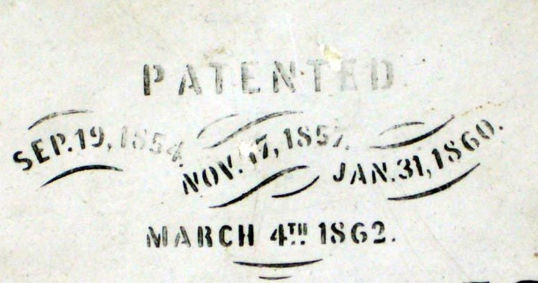 The Patent Dates Of The Clock.