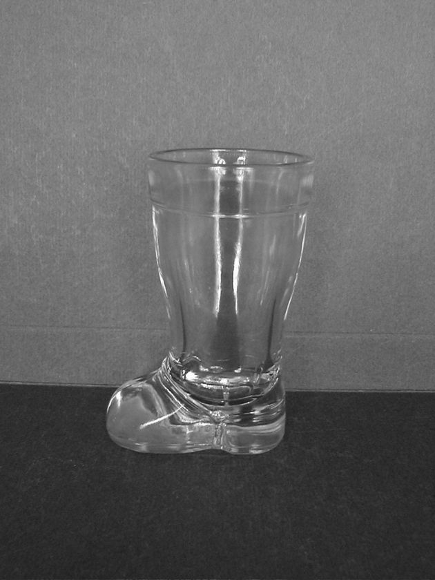   GLASS BOOT   SHOT GLASS / TOOTHPICK HOLDER / CANDY   MOD. DEP.  