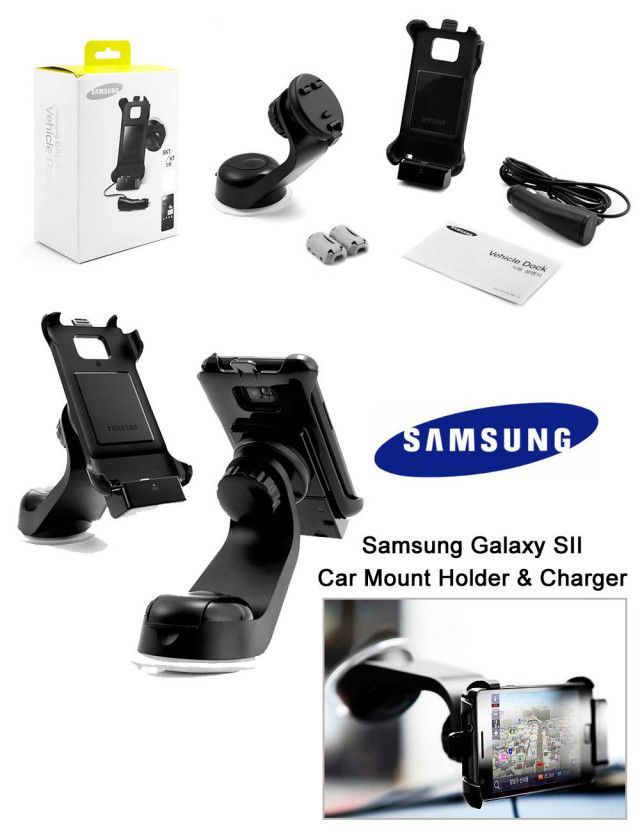   SAMSUNG Galaxy S2 S II I9100 Car Mount Charger Dock Kit  