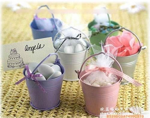 10 x Mini Cute Chocolate Candy Bucket Keg Wedding Party Favors Kisses 