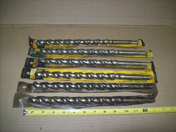 pc new Hanson/Irwin 3/4x13 carbide masonry drill bits  