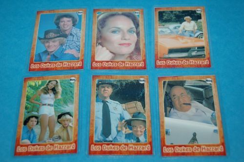   rare 2 TRADING CARD SETS (12), from the DUKES OF HAZZARD TV SERIE