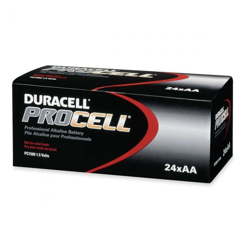 24 Duracell Procell AA Batteries   Brand New   EXP 2017  