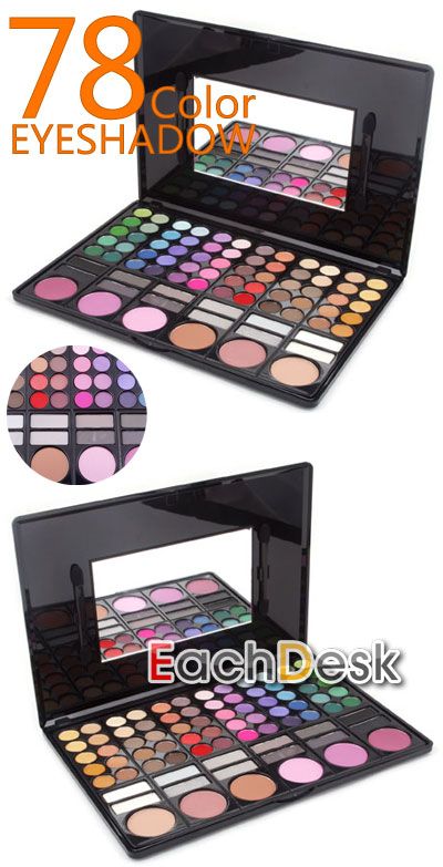 Pro 78 Full Color Fashion Gloss Lips Palette Eyeshadow  