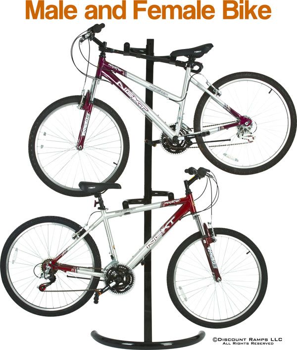 FREESTANDING BICYCLE STORAGE RACK 2 BIKE HANGER STAND (Bike Stand 1 