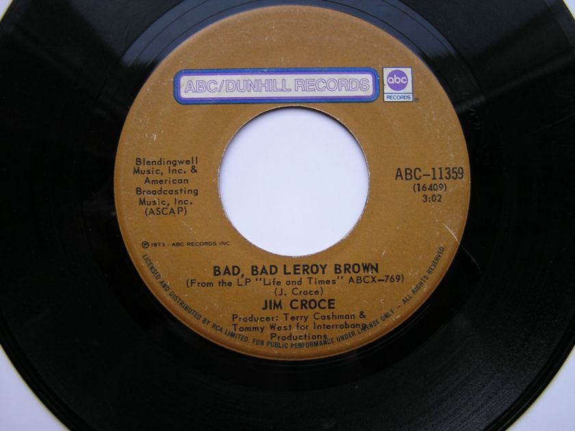 45 rpm bad bad leroy brown 1972 fair excellent condition