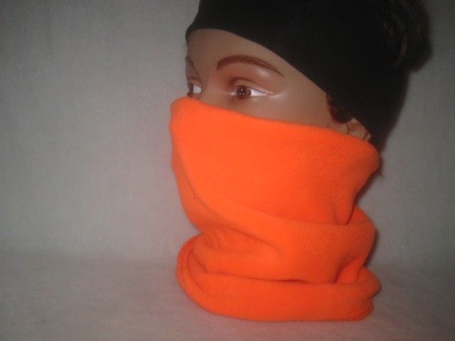 Orange XTRA THICK COSYMOTO NECK WARMER BIKE SKI SNOW  