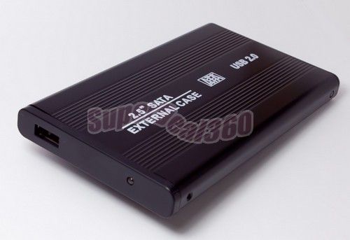 SATA HARD DRIVE NOTEBOOK ENCLOSURE USB 2.0 EXTERNAL  