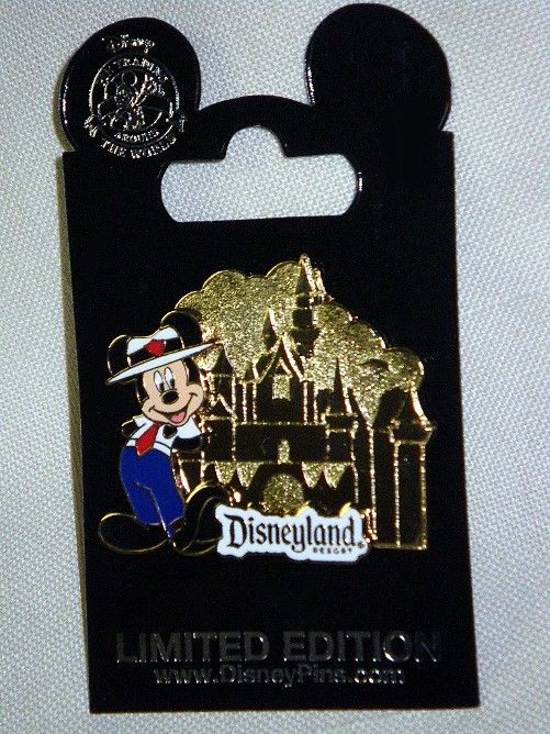 Disney DLR Cast Member LE Disneyland Security Pin of the Month  