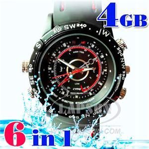 4GB Waterproof Spy Mens Watch Hidden Camera Mini DVR DV  