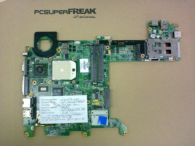 HP tablet tx1000 series AMD motherboard 441097 001 w/ 2nd generation 