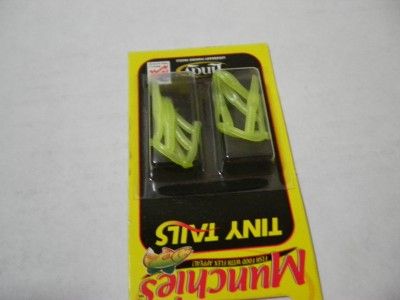 LINDY MUNCHIES TINY TAILS CHARTREUSE SILK SPLIT TAIL 10 PACK