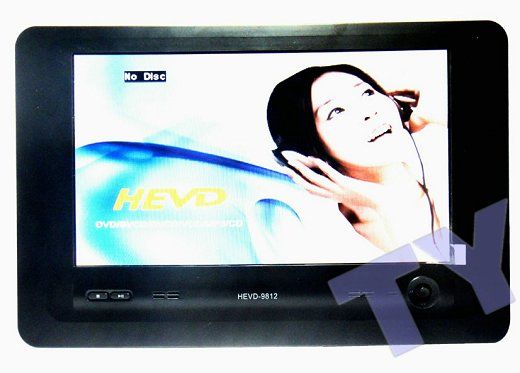   LCD Slid Portable DVD/DIVX/MPEG4/VCD/ Player/TV/Portable DVD Player