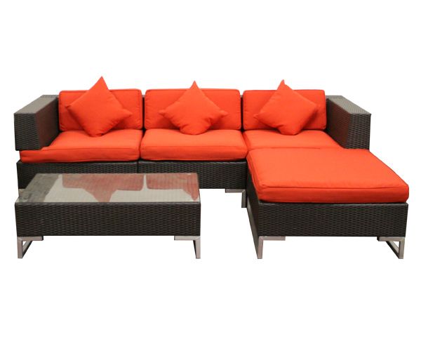 moderntomato outdoor key west luxury wicker patio set  