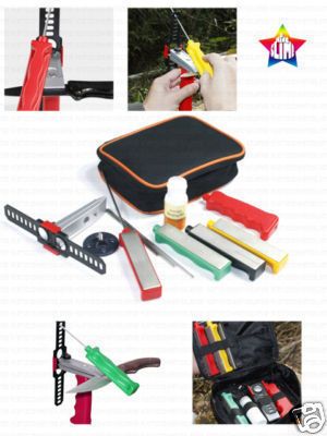 Deluxe Sharpening kit System Angle Tool Knife sharpener diamond  