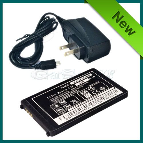 NEW LGIP 340N battery for LG Xenon GR500 BANTER AX265 + Home Wall AC 