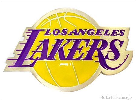 NBA LICENSED LA LAKERS QUALITY BELT BUCKLE  