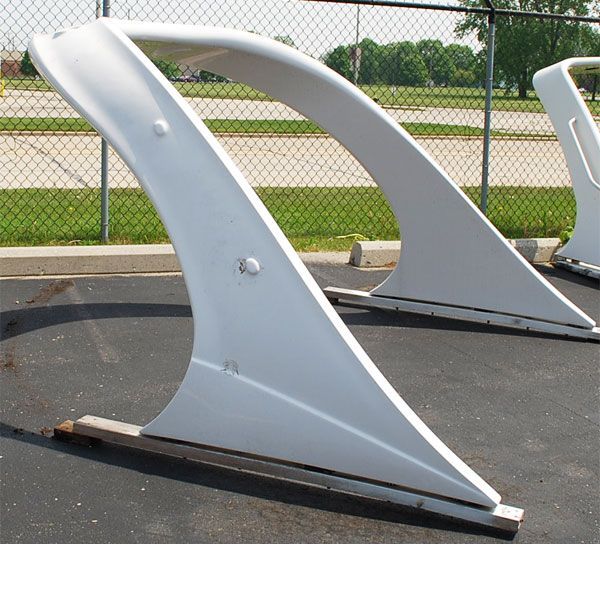 FOUR WINNS FIBERGLASS 97 INCH WHITE BOAT RADAR ARCH  