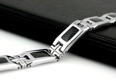 JB14 Men Magnet Health Stainless Steel Cross Bracelet  