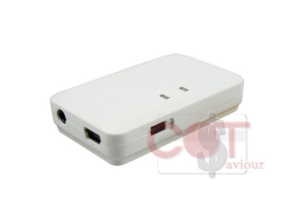 Bluetooth Receiver 3.5mm Audio Adapter Wireless White  