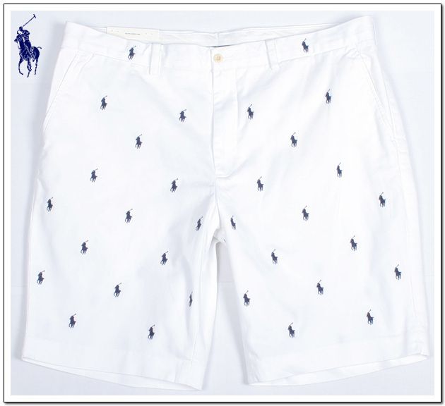 NWT POLO RALPH LAUREN Mens Golf Prospect Flat Shorts with Pony Logo 