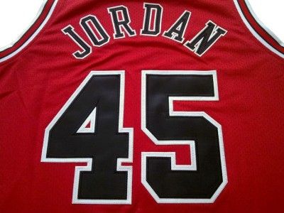 Chicago Bulls Michael Jordan Classic Red #45 Jersey  