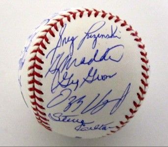 1980 Phillies WS Champs Signed Baseball 24 Signatures Rose/Schmidt 