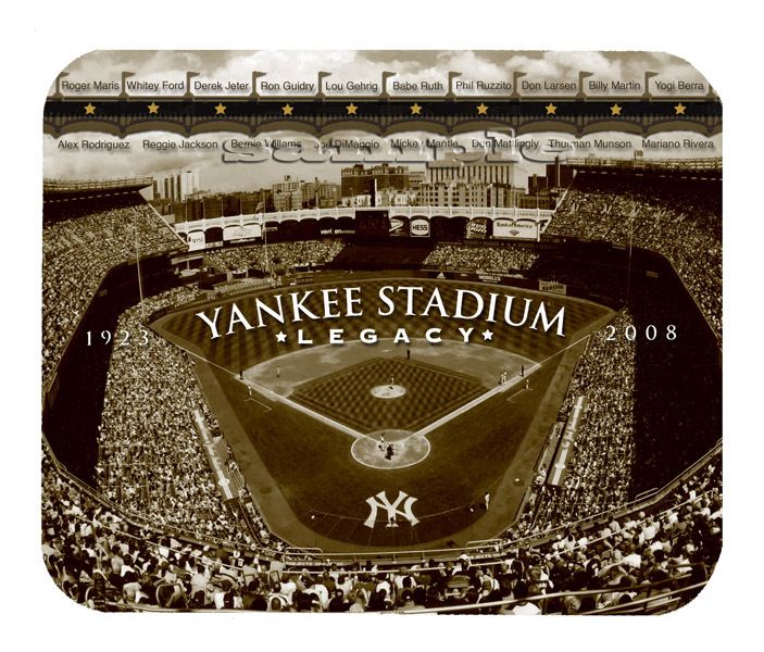 Item#051 Yankee Stadium Icons Mousepad  