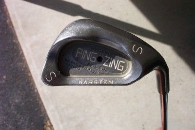 PING ZING Sand Wedge BLACK DOT S Steel Stiff SW Club  