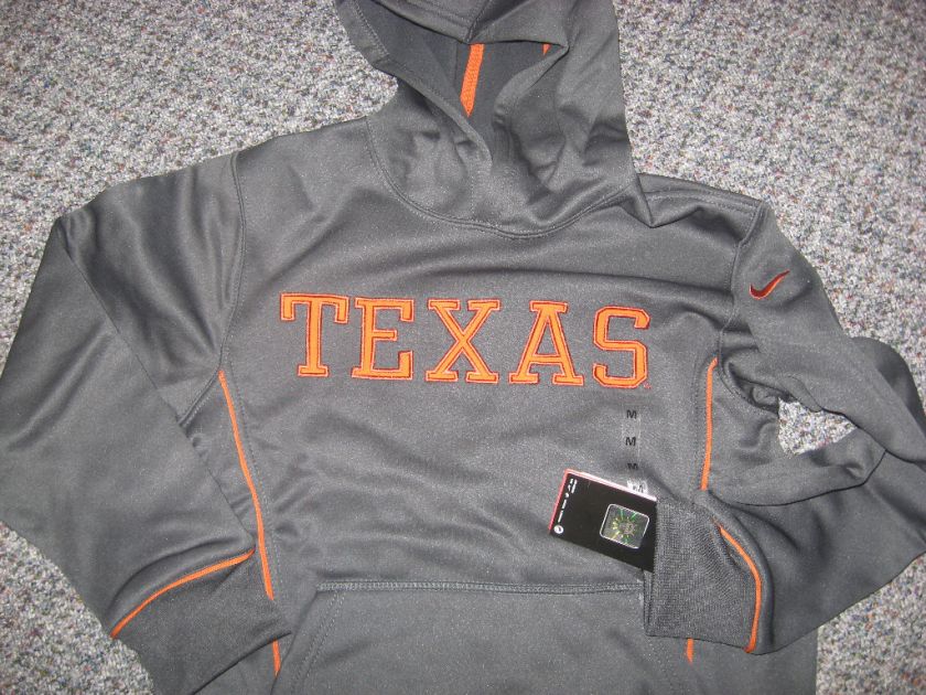 NWT*BOYS SMALL**NIKE THERMA FIT HOODIE**TEXAS LONGHORNS  