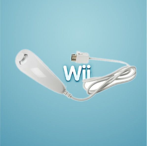 NEW GENUINE OEM NINTENDO WII NUNCHUCK CONTROLLER WHITE  