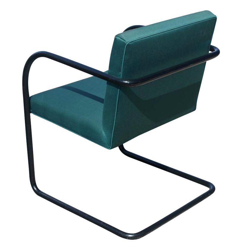 12) Thonet Mies Van Der Rohe Brno Tubular Side Chairs  