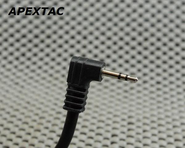 Peltor Style Motorola 1 Pin PTT for Aviation Headset  