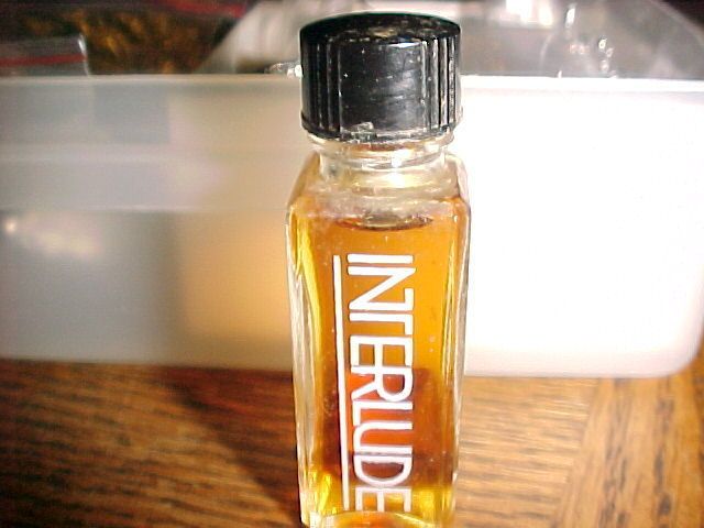 VINTAGE FRANCES DENNY BOTTLE INTERLUDE PERFUME 1/4 FLOZ  