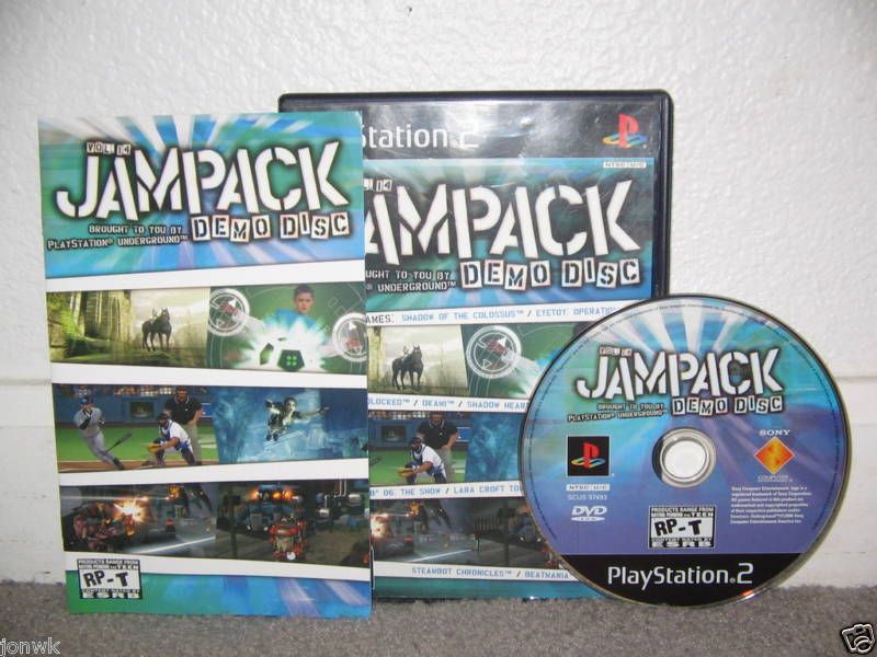 JAMPACK DEMO DISC VOL 14 CIB   Playstation 2 PS2 711719749325  