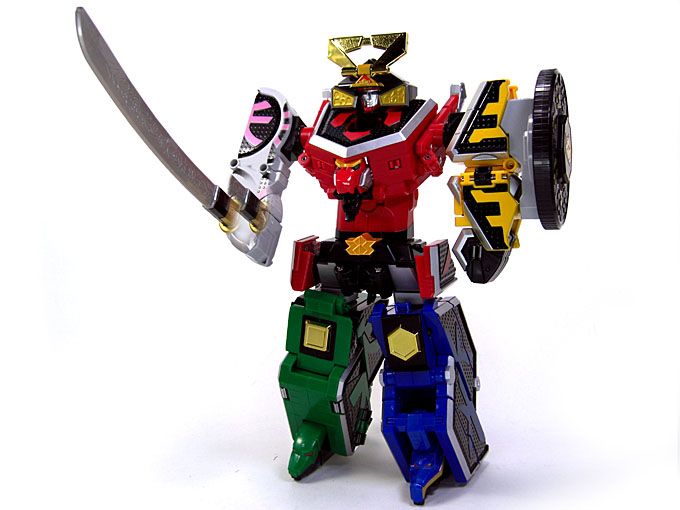 Power Rangers Samurai Sentai Shinkenger DX Shinken Oh Super Megazord 