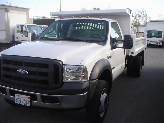 Ford f550 dump truck 10FT steel LANDSCAPING 19,000# 2 3YRD HITCH isuzu 