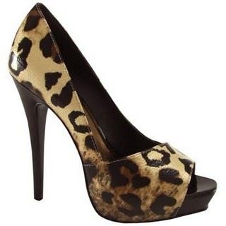 Sexy Bakers Eliot Leopard Dress Platform Heel Pumps 5.5  