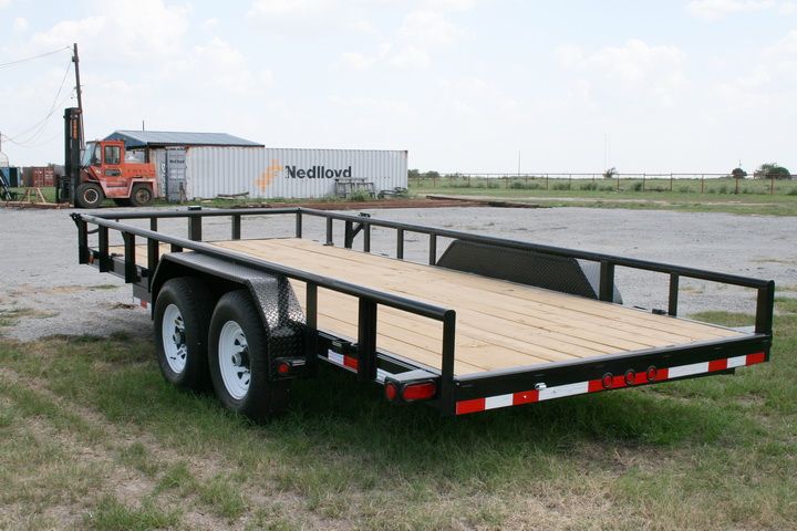 New 18 BumperPull Equipment Lowboy Trailer w/7K Axles  